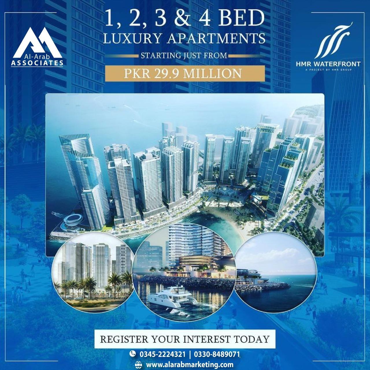 Luxurious Beachfront Apartments for sale in DHA Karachi