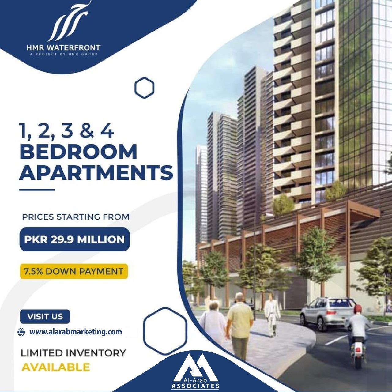 HMR Waterfront offers the wide expanse of the blue skies and seas along with a modern lifestyle.